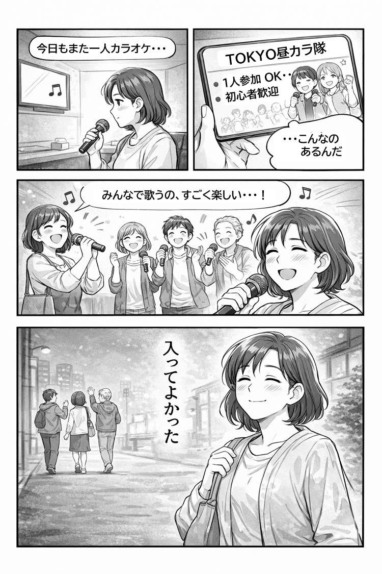 メンバー体験談マンガ1